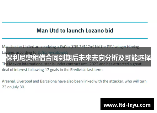 保利尼奥租借合同到期后未来去向分析及可能选择